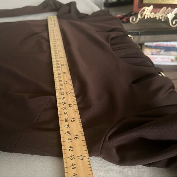 Ralph Lauren Chain-Trim Cutout Jersey Dress Women size 4 - Picture 10 of 11